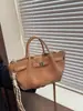 Simple y Elegante, Moderno y de Alta Gama, de un Solo Hombro, Cruzado, de Mano, Elegante y Versátil, Piel, Bolso Nube para Mujer Invierno 2025