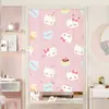 Cortina de Porta Hello Kitty Hello Kitty Menina Fofa Quarto de Crianças Quarto Banheiro Cortina Divisória de Tecido