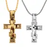 Mercancía de Películas y TV Transfronteriza John Wick 4 Calavera Hip-Hop Colgante Collar Colgante de Cruz Moneda Moneda Conmemorativa
