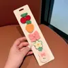 Pinzas para el Cabello de Alta Gama Estilo Bosque Que No Pellizcan la Cabeza, Pinzas para el Cabello Dulces de Dibujos Animados, Pinzas para el Cabello de Moño para Niñas Pequeñas, Accesorios para el Cabello Sin Costuras
