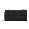 Cartera Larga para Mujer Transfronteriza Pu Repujado Cuadros Clutch de Gran Capacidad Billetera Monedero Almacenamiento Retro Europeo y Americano