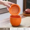 Tarro de Residuos de Té de Cerámica Separación de Agua de Té de Escritorio con Tapa de Filtro Cubeta de Agua para Mesa de Té Cubo de Agua Residual Cenicero Accesorios para Juego de Té