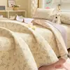 2026 Nuevo Modelo Cubre Cama Estampado de Kapok Pieza Única Cubre Cama Juego de Tres Piezas