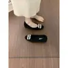 Zapatos de Algodón con Escote, Estilo Hada Francesa, Forro Polar de Lana Gris con Pedrería, Versátiles y Cómodos, Zapatos Cálidos para una Pierna, que Aumentan la Altura