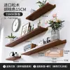 Estante de Pared de Madera Maciza Colgante de Pared Tablero de Una Palabra Pared de Fondo para TV Estante de Exhibición Decorativo Personalización