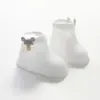 Meias para Recém-Nascidos Bebê Verão Estilo Fino Bebê Sem Costura Meninos Meninas Fofas Meia Curta até o Meio da Panturrilha 0-6 Meses Atacado