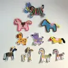 Nova Moda Desenho Animado Pequeno Bordado Solúvel em Água Pônei DIY Decoração de Roupas Acessórios Atacado