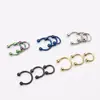 Anel de Ferradura em Aço Inoxidável Europeu e Americano em Forma de C Argola para Nariz Brincos de Luxo Leve High-End Joias para Piercing Fabricante Atacado