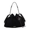 2026 Nova Bolsa de Camurça Simples e Fashion para Mulheres de Grande Capacidade Bolsa de Ombro Retrô Bolsa Tote Bolsa Transversal de Mão
