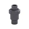 Válvula de retención de unión simple Accesorios para tuberías de agua Piscina para mariscos Válvula de descarga fuerte Válvula de salida de aguas residuales Accesorios para tuberías de drenaje de filtro inferior