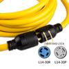 Los fabricantes suministran cable de extensión estadounidense L14-30P a L14-30R, 4 clavijas 10 especificaciones SJTW