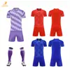 Uniformes de Futebol em Estoque com Números Impressos, Camisas, Uniformes de Treinamento para Equipes Escolares de Clubes, Uniformes de Jogo para Equipes de Futebol, Moletons