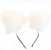 Nueva Diadema de Plumas Alargadora de 14 Lámparas Orejas de Conejo Luminous Plush Orejas de Conejo Diadema Suministro de Juguete para Mercado Nocturno