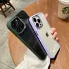 Nuevo ojo de águila de hardware para funda de teléfono móvil iPhone16 15 transparente 14 color de contraste 13 pegamento a prueba de caídas 11 cubierta protectora