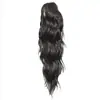 Pinza de Garra Transfronteriza Peluca de Cola de Caballo Cabello Largo Rizado Ola de Agua Cola de Caballo con Cordón Cola de Caballo Esponjosa Trenza de Cabello Falsa