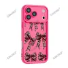 Artículo popular de comercio exterior: Funda para Teléfono con Lazo Estampado de Leopardo Marrón Adecuada para Apple 17 Pro Max, Funda Suave Impresa con UV de Gama Alta