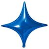 Globo de estrella de cuatro puntas de 10 pulgadas 18 pulgadas 24 pulgadas globo cuadrangular de película de aluminio globo de papel de aluminio diseño de fiesta transfronterizo