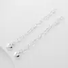 Cor Banhada a Ouro 18K Preservação de Cor Corrente de Extensão de Ouro Real para Colar DIY Acessórios para Pulseira de Joalheria Gota D'água Coração Estrela Corrente de Acabamento