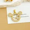 Colgante Transfronterizo Lujo Ligero Full Circonita Lindo Ratón Collar Pulsera Accesorios Temperamento Magnífico Fresco Simple Versátil Accesorios