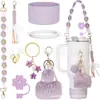 Accesorios Decorativos Stanley Correa de Mano de Cuerda Trenzada Estuche para Labial Llavero Duende Briqueta Funda de Silicona Antideslizante para Taza
