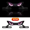 Luz de placa de motocicleta transfronteiriça parafuso triângulo olhos de demônio acessórios decorativos de motocicleta modificados universais luzes