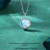 Criativo Moonstone Yilu você colar feminina de prata esterlina 2022 novo nicho de luxo leve presente de Natal