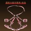 Jiuai Sm Set de Paquete Juguete Sexual Pu Esposas Accesorios de Bondage Flirteo de Pareja Juguetes Adultos Alternativos