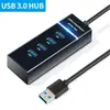 Hub 3.0 4 Portas Divisor 3.0 Hub Expansor USB Computador Multi-Interface Transmissão de Alta Velocidade