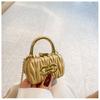 2025 Nova Bolsa de Batom Transfronteiriça Mini Bolsa Estilo Pequeno e Cheiroso Bolsa Pequena Transversal Bolsa com Corrente Decorativa de Pérolas Bolsa Infantil