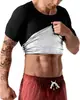 Ropa Modeladora Masculina Europea y Americana, Sudoración Deportiva, Chaleco Corsé Abdominal, Ropa Ajustada de Fitness para Reducir el Vientre, Sauna y Sudoración