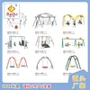 Silla mecedora grande para niños, caballito de madera para exteriores, balancín infantil para uso doméstico, asiento de palisandro para exteriores