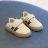 Zapatos de tabla de invierno para niños con forro polar para hombres y mujeres, bebés, cálidos, antideslizantes, para niños pequeños de 1 a 3 años, zapatos casuales para niños para entrenamiento moral