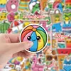 50 Pegatinas Casuales de Verano con Graffiti para Maletas, Pegatinas Decorativas Impermeables, Pegatinas Frescas de Verano para Exteriores