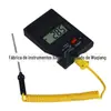 Termômetro industrial portátil de alta precisão 902C display digital termopar termômetro digital eletrônico com sonda de temperatura