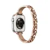 Correa universal Apple para reloj iWatch 12ª generación S11/12/1098 pieza curva fila única brazalete de metal de circonio incrustado con diamantes