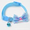 Collar para mascotas transfronterizo con lazo de lunares y campana, collar para perros y gatos, directo de fábrica, ajustable para perros pequeños