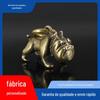 Latão, buldogue francês, chaveiro, chaveiro, pingente, bonito, pug, retro, angustiado, latão fábrica, atacado