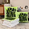 Estilo NewIns Cores Múltiplas Desenho Animado Manta Almofada de Lançar Duas em Uma Simples Fresca Quarto Almofada de Apoio para Sofá Logo Personalizado por Imagem