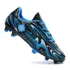Zapatos de Fútbol de Tacos Largos para Niños de Talla Grande Transfronterizos para Hombre para Exteriores para Estudiantes de Primaria y Secundaria Zapatos de Entrenamiento para Césped Zapatos de Competición para Estudiantes de Primaria y Secundaria