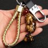 Colgante de Llave de Coche de Gama Alta Pixiu de Obsidiana Hebilla de Cinturón Colgante Creativo para Pareja Hombre y Mujer Regalo Venta al por Mayor