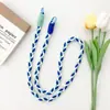 Cadena Creativa Tejida a Mano para Teléfono, Estilo Largo, Se Puede Llevar Cruzada, Cordón Simple y Duradero, Accesorio de Llavero de Moda