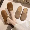 Zapatos de Exterior para Mujer Birkenstock Medio Pantufla Modelo Nuevo 2026 con Aumento Oculto de Altura, Zapatos de Mujer Slip-On de Suela Suave, Pantuflas Retro Cerradas para Flojera
