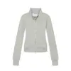 Ropa de mujer de comercio exterior europeo y americano ZA transfronteriza, popular en AliExpress, chaqueta con cuello alto y bolsillo con doble cremallera