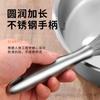 Cepillo de acero inoxidable 304 para limpieza de utensilios de cocina domésticos al por mayor, con orificio para colgar y mango para lavar ollas con manchas de aceite, cepillo para lavar platos.