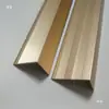 Tira de Acabado para Piso de Madera de Aleación de Aluminio Engrosada en Forma de 7 y L Tira Antideslizante para Escaleras Protector de Esquina en Ángulo Recto para Entrada de Alfombra