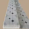 Painel de teto de PVC branco puro espessado, painel de tira plástica autoinstalável, adequado para sala de estar, quarto e cozinha.