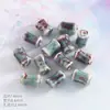 Estilo Retro Cadena para Teléfono Móvil de Cuentas de Cerámica de Bambú Materiales para Manualidades Cuentas al por Mayor Accesorios para Pulseras Cuentas de Cubo Nudo de Bambú Amuletos