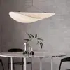 Lámpara de Dormitorio Sencilla Estilo Silencioso Diseñador Personalidad Creativa Restaurante Famoso Estilo Crema Lámparas de Sala de Té Seda Artística