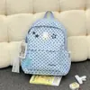 Mochila Estudiante Conejo de Lunares Mochila para Viaje Corto Mochila Linda que Reduce la Edad Mochila Ligera Exquisita Mochila Escolar