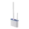 Escova de Vaso Sanitário para Banheiro Doméstico, Escova de Limpeza de Silicone, Escova de Parede, Escova de Limpeza de Vaso Sanitário Sem Cantos Mortos, Escova de Vaso Sanitário